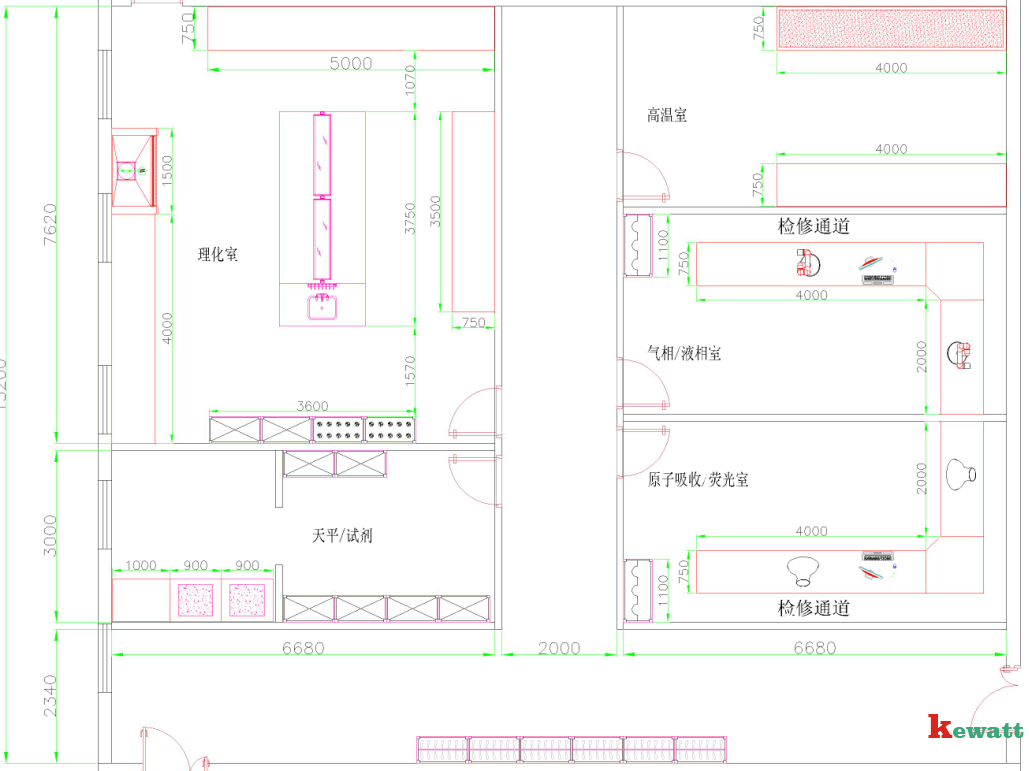 生物安全實(shí)驗室整體設計圖