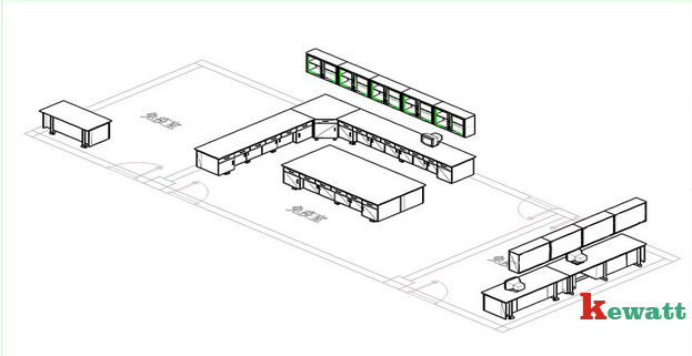 整體實(shí)驗室3D設計圖