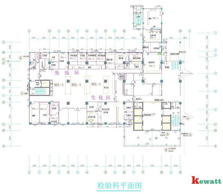 醫院免疫實(shí)驗室設計圖